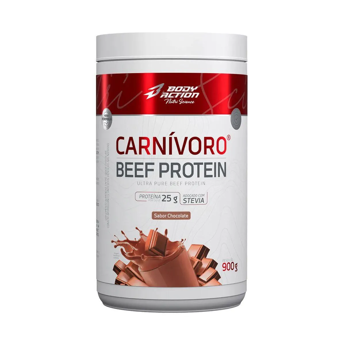 Carnívoro Beef Protein - 900G Chocolate - Bodyaction