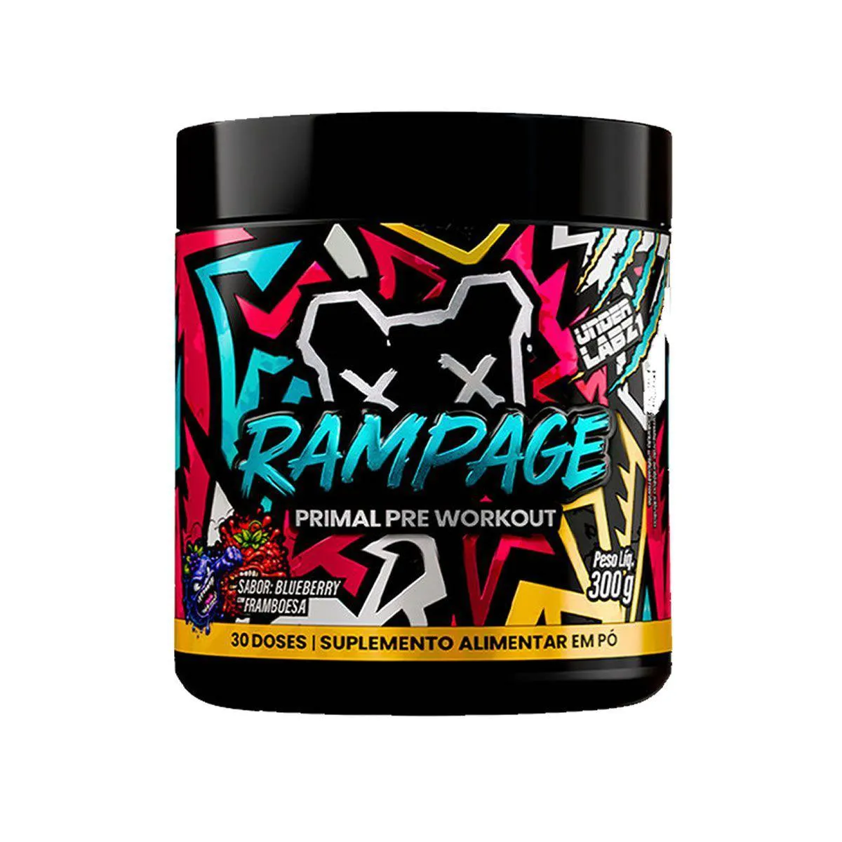 Rampage - 300G Blueberry com Framboesa - Under Labz