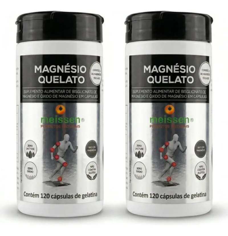 Kit 2 Magnesio Taurato 120 Capsulas - Meissen