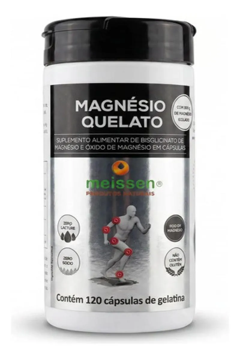 Magnesio Quelato 120 Capsulas - Meissen