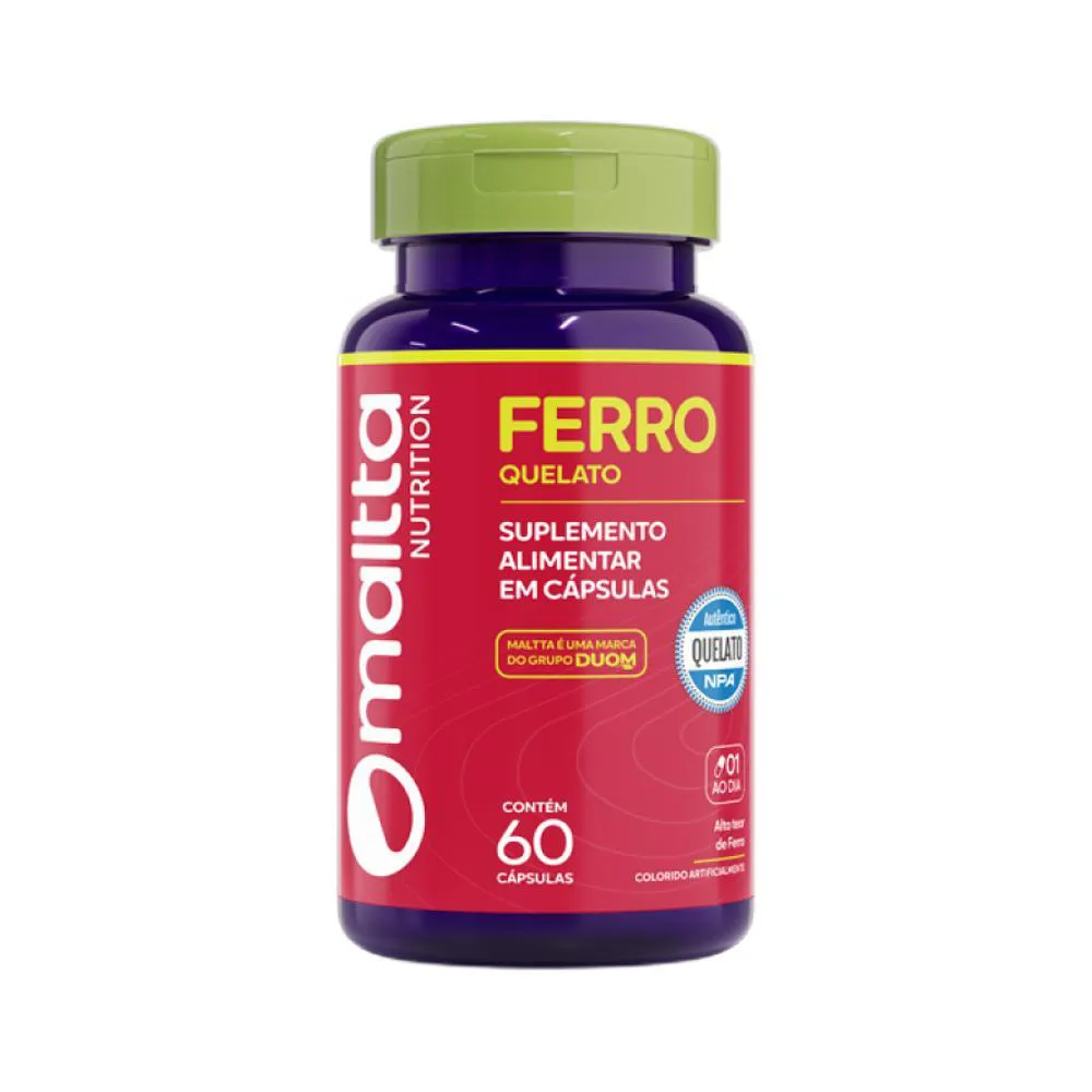 Vitamina Ferro 60 Cps - Maltta