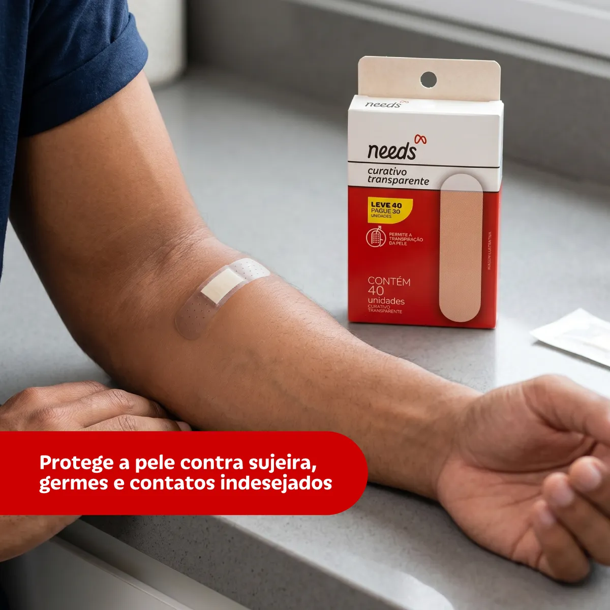 Curativo Transparente Needs 40 Unidades