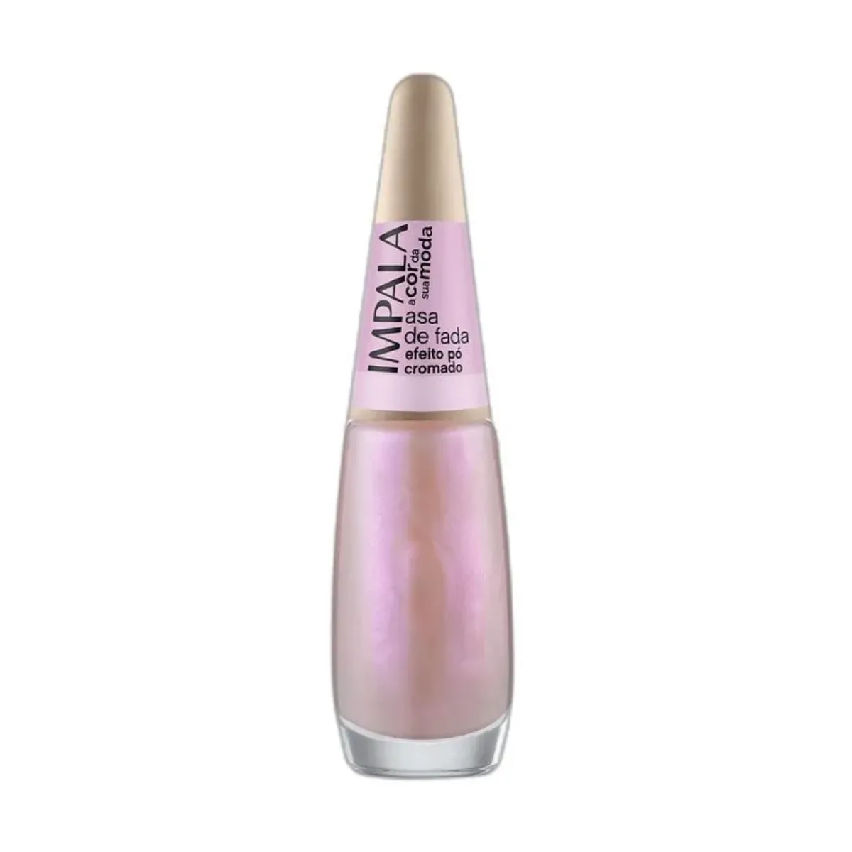 Esmalte Efeito Pó Cromado Impala a Cor da Sua Moda 7,5ml - Asa de Fada