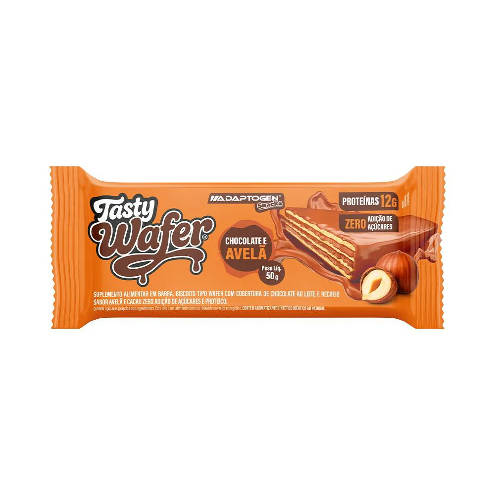 Tasty Wafer Adaptogen 50G Avelã