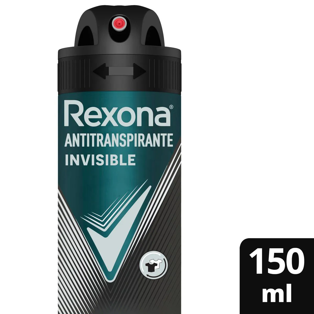 Desodorante Antitranspirante Aerosol Rexona Men Invisible 72h 150ml