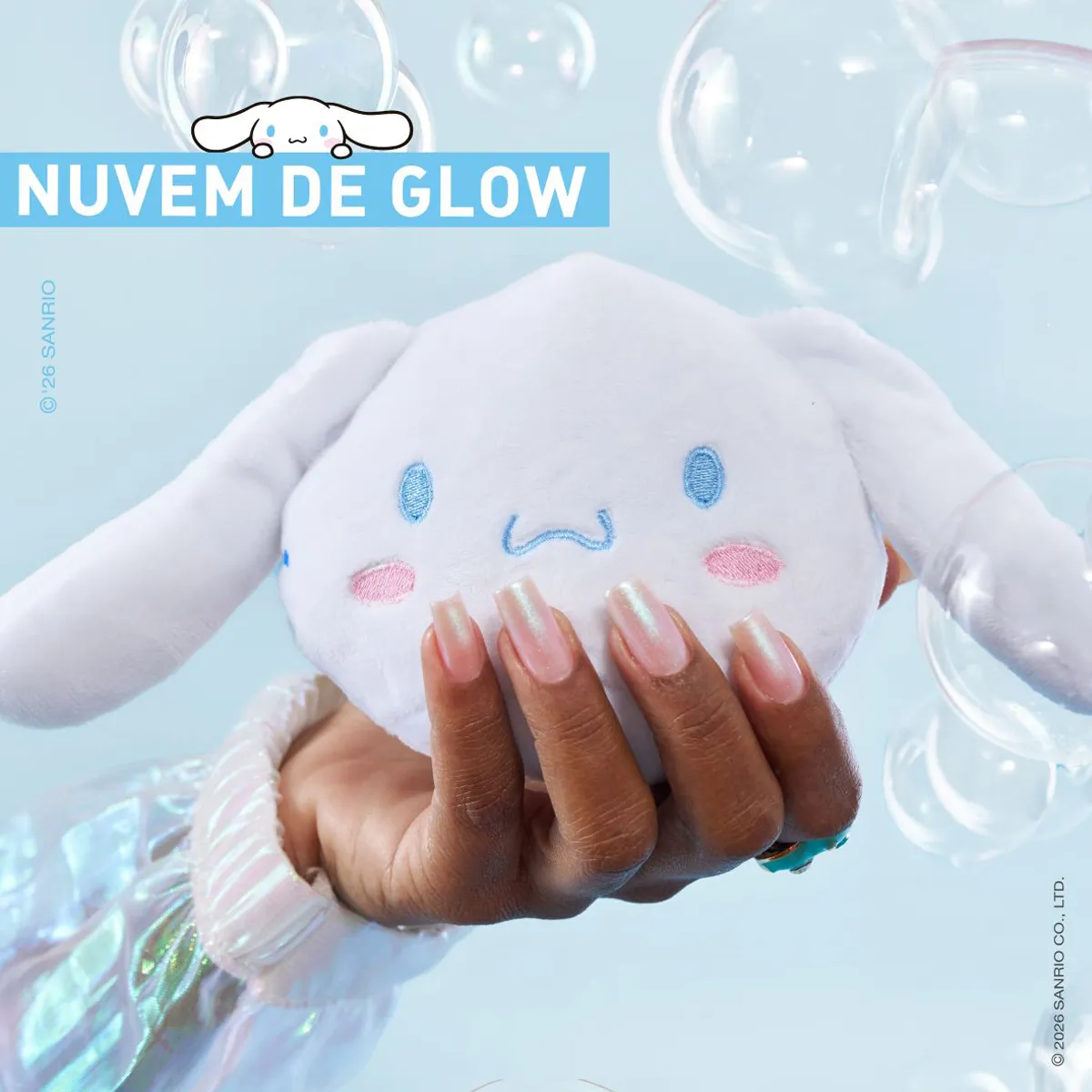 Esmalte Colorama Hello Kitty and Friends 8ml - Nuvem de Glow