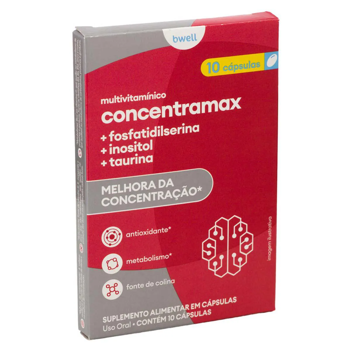 Bwell Multivitamínico Concentramax 10 cápsulas