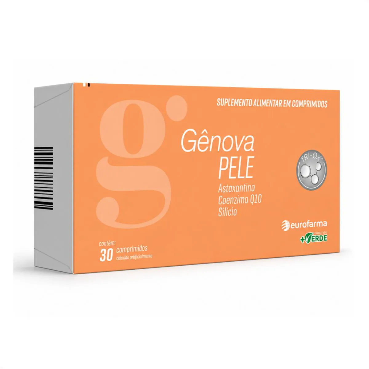 Gênova Pele Eurofarma Suplemento Alimentar 30 Comprimidos