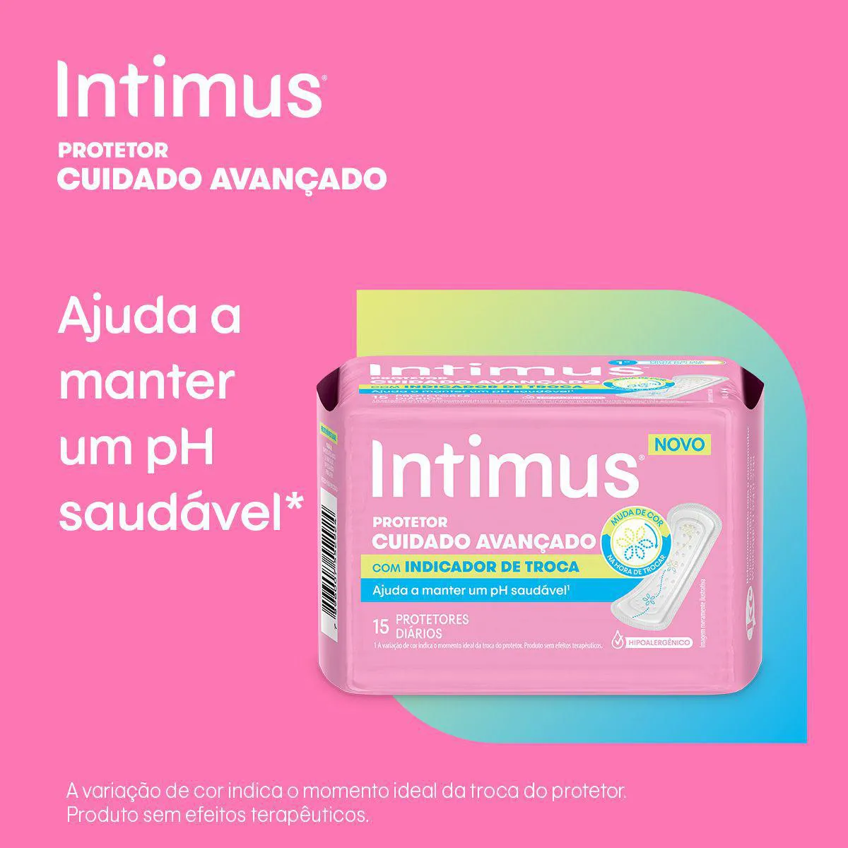 Protetor Diário Intimus com Indicação de Troca 40 unidades
