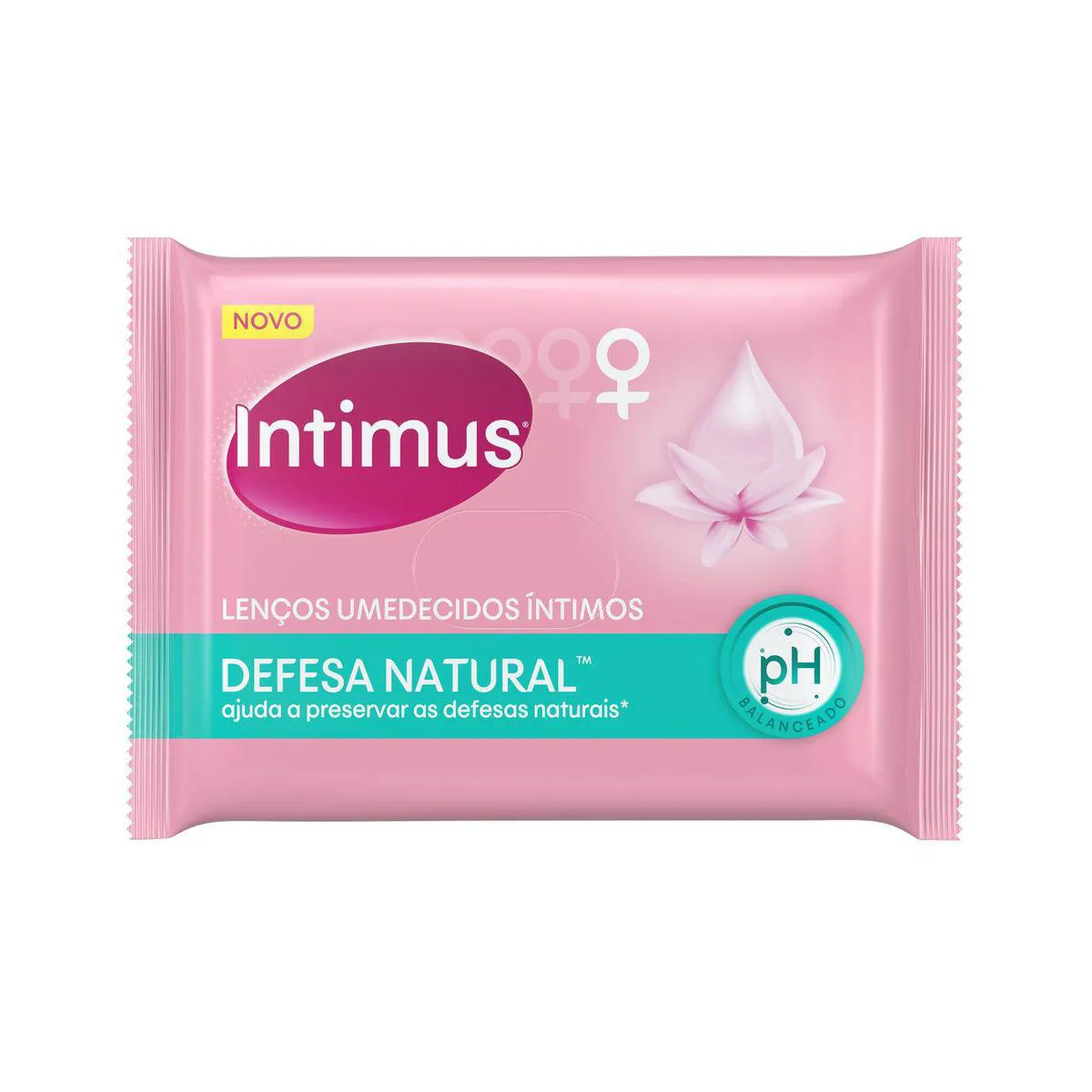 Lenços Umedecidos Intimus Defesas Naturais com 16 unidades