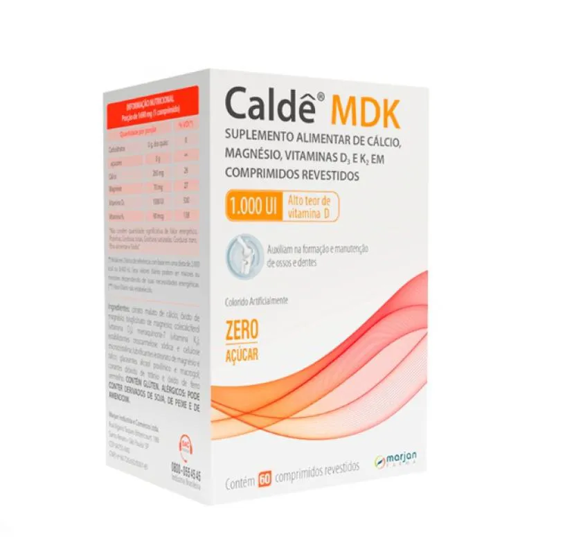 Caldê Mdk 1.000Ui Suplemento Alimentar Marjan 60Cpr