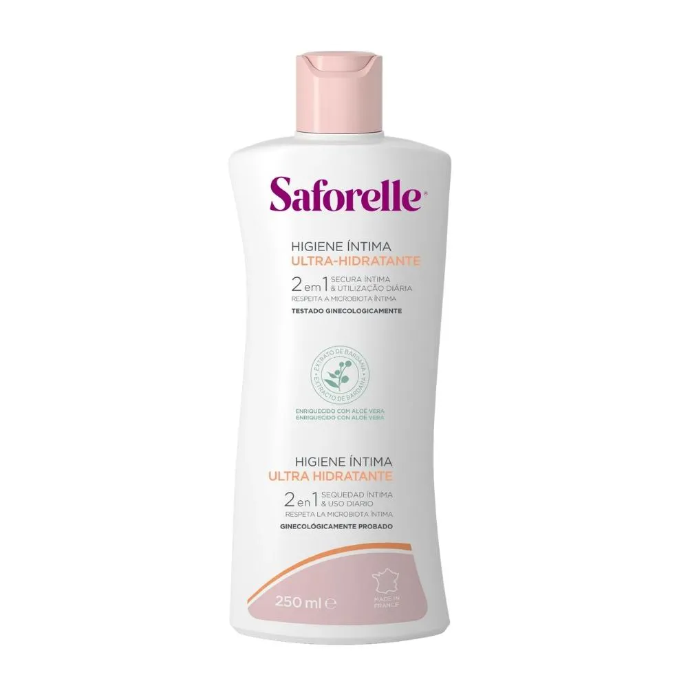 Sabonete Líquido Íntimo Saforelle Ultra Hidratante com 250Ml