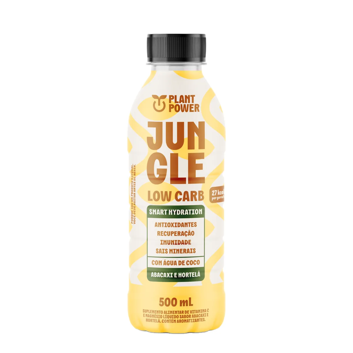 Isotônico Jungle Low Carb Plant Power Abacaxi com Hortelã 500ml