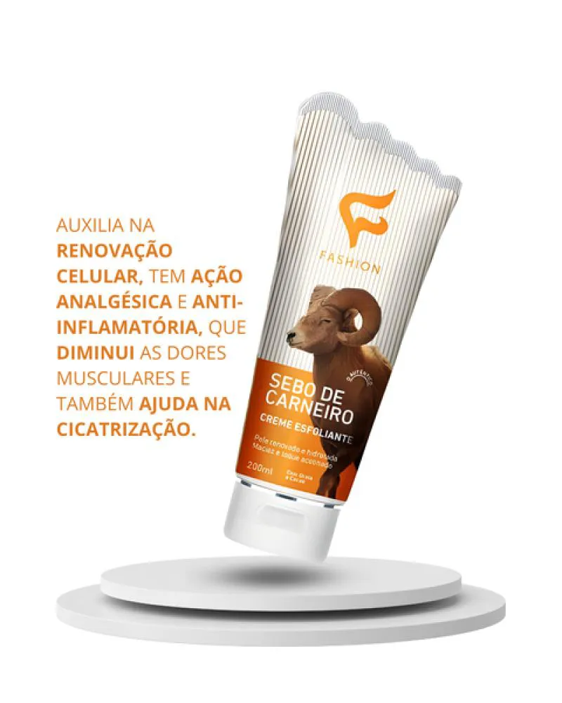Sebo de Carneiro Creme Esfoliante 200ml Fashion