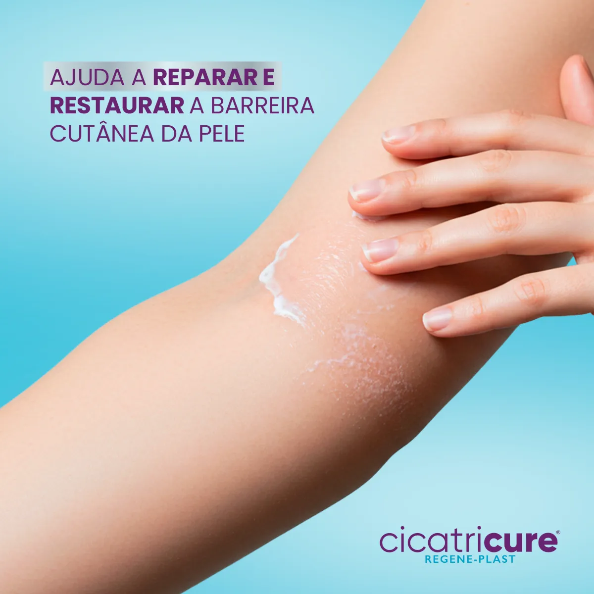 Creme Hidratante Reparador Rosto e Corpo Cicatricure Regeneplast Pantenol e Vitamina E 30g