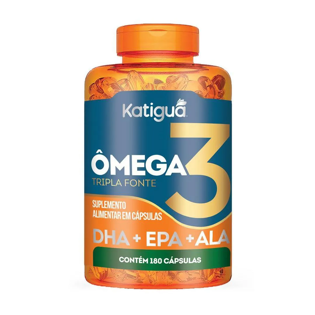 Ômega 3 Tripla Fonte 1000mg - 180 Caps - Katiguá