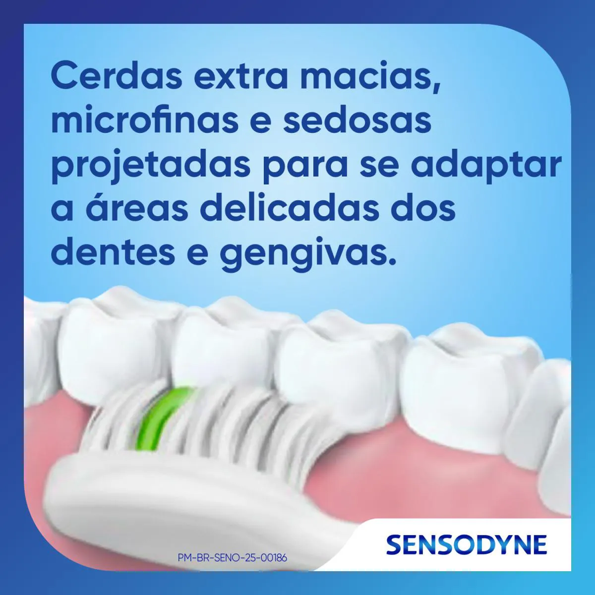 Escova de Dente Sensodyne Gentle Extra Macia com 1 unidade