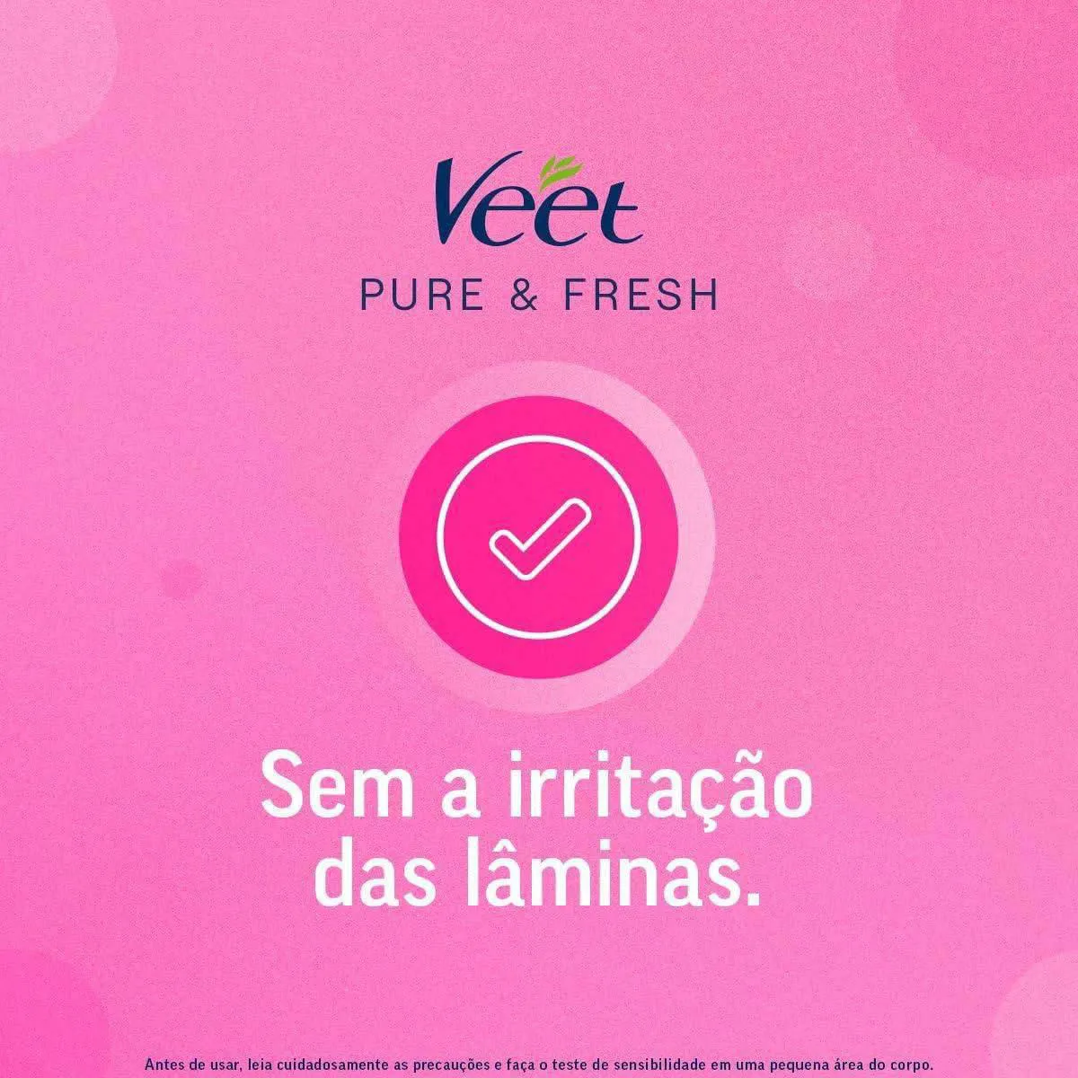 Folha Depilatória Pernas e Corpo Veet Pure & Fresh 12 unidades