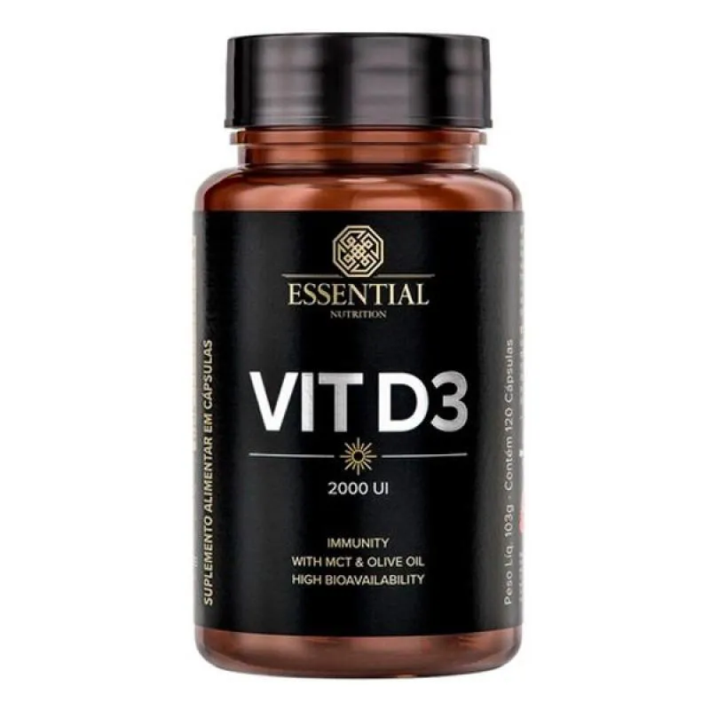 Vit D3 2000ui (120 Caps) - Padrão: Único