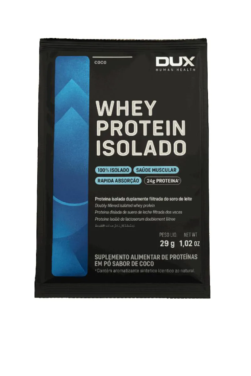 Whey Protein Isolado Sachê - Sabor: Coco (29g)