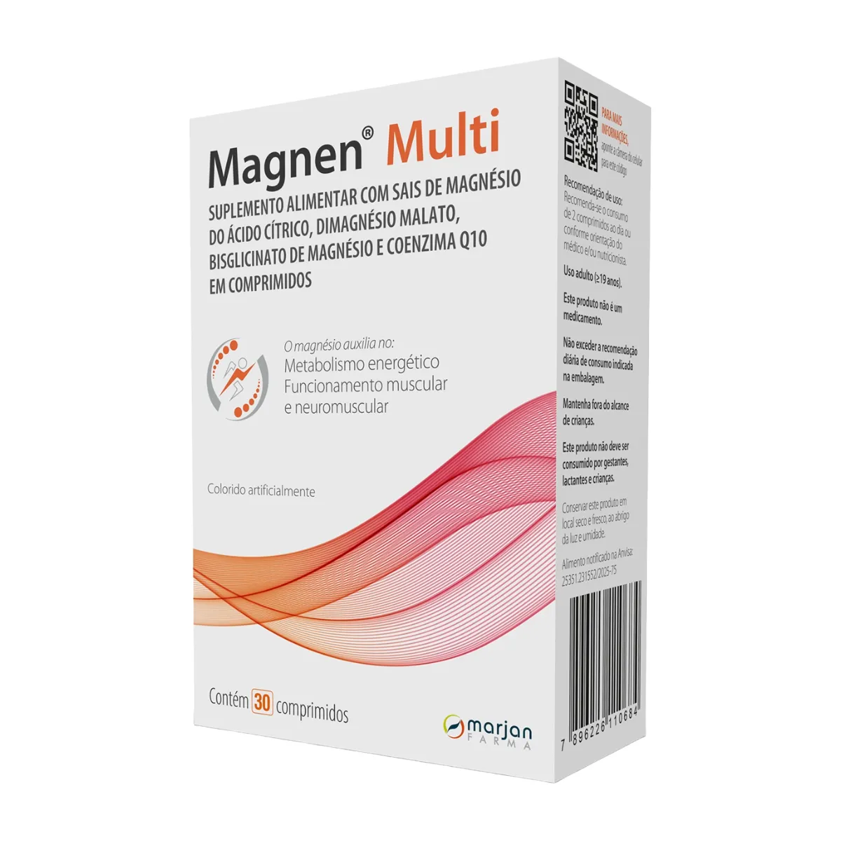Suplemento Alimentar Magnen Multi 30 comprimidos