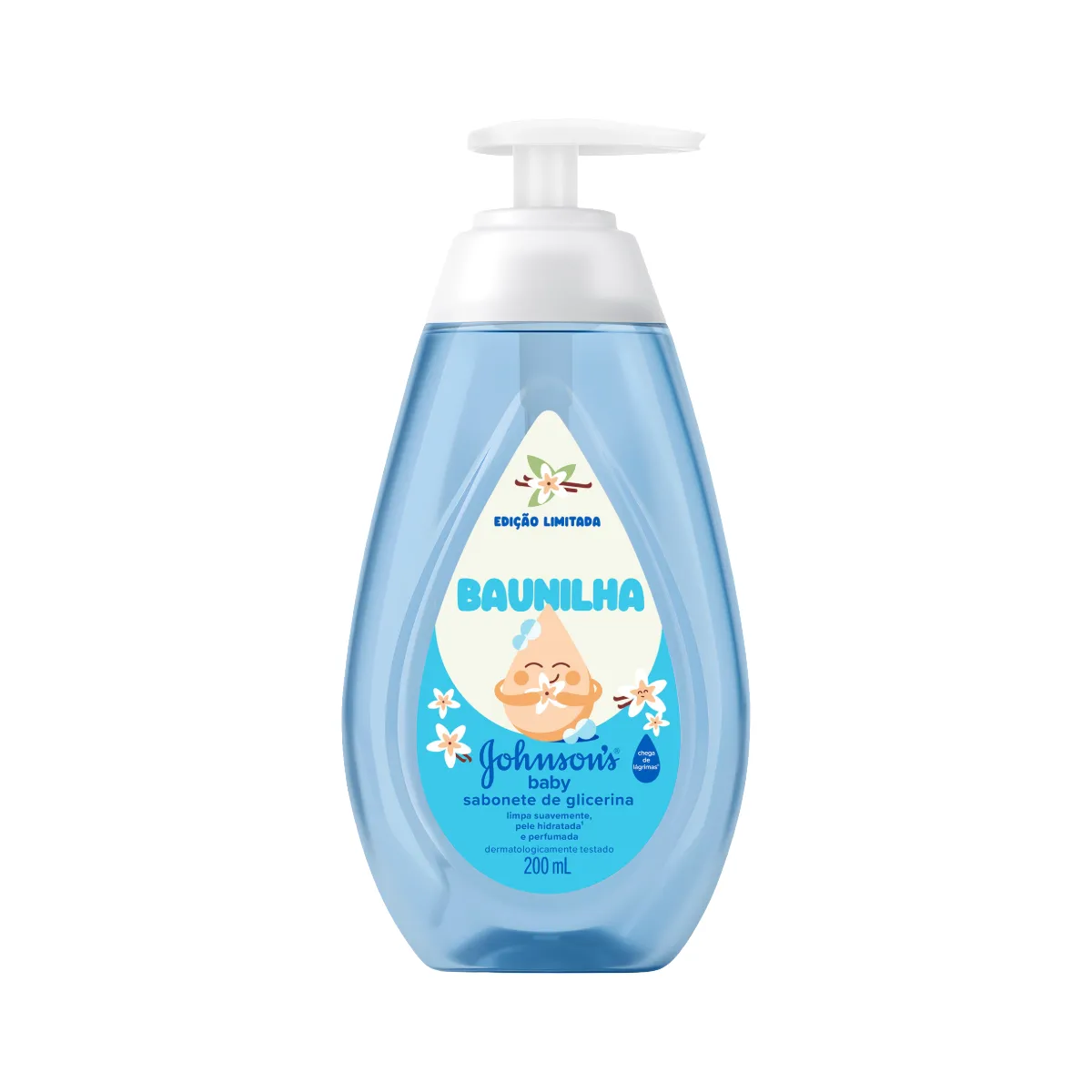 Sabonete Líquido de Glicerina Johnson's® Baby Baunilha Edição Limitada 200ml