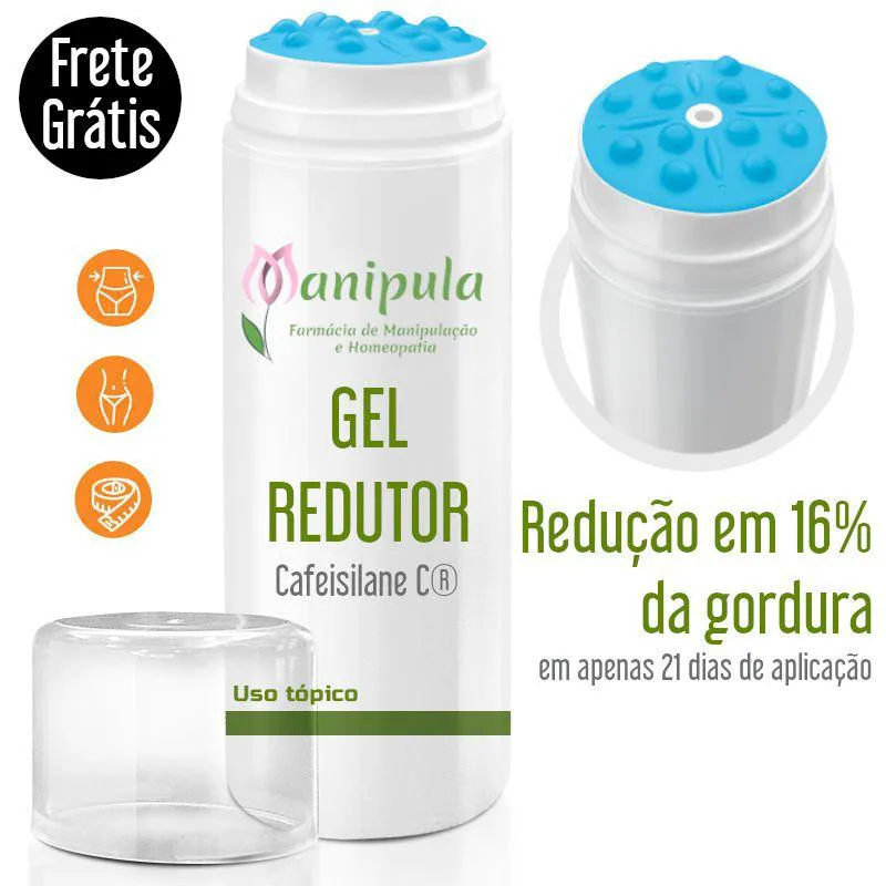 Gel Termo Redutor com Cafeisilane C - Queima de Gordura Localizada e Efeito Detox - 100 Gr