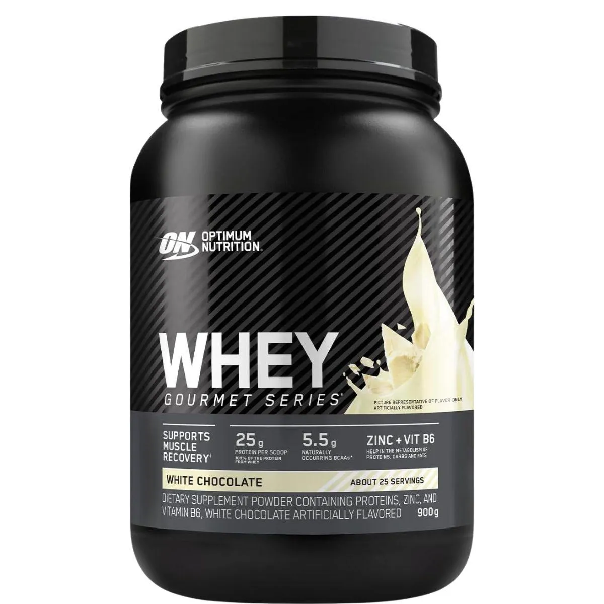 Whey Protein Gourmet Gold 900g Optimum Nutrition Chocolate Branco
