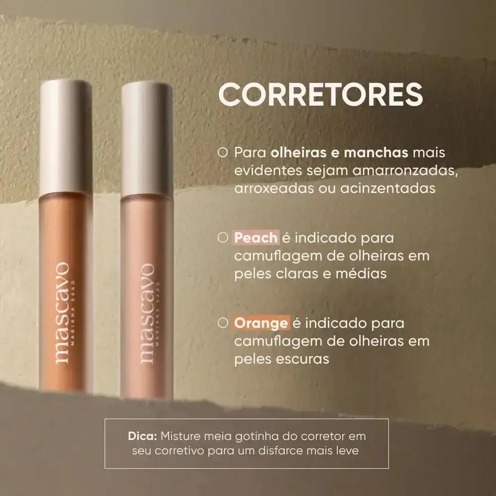 Corretivo Líquido Mascavo Soft Blur 6g - Peach