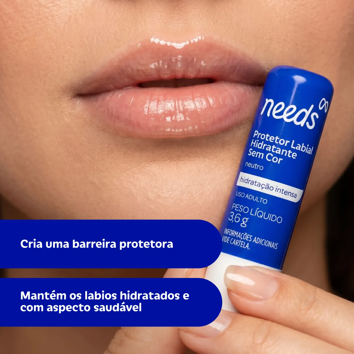 Protetor Labial Hidratante Needs 3,6g