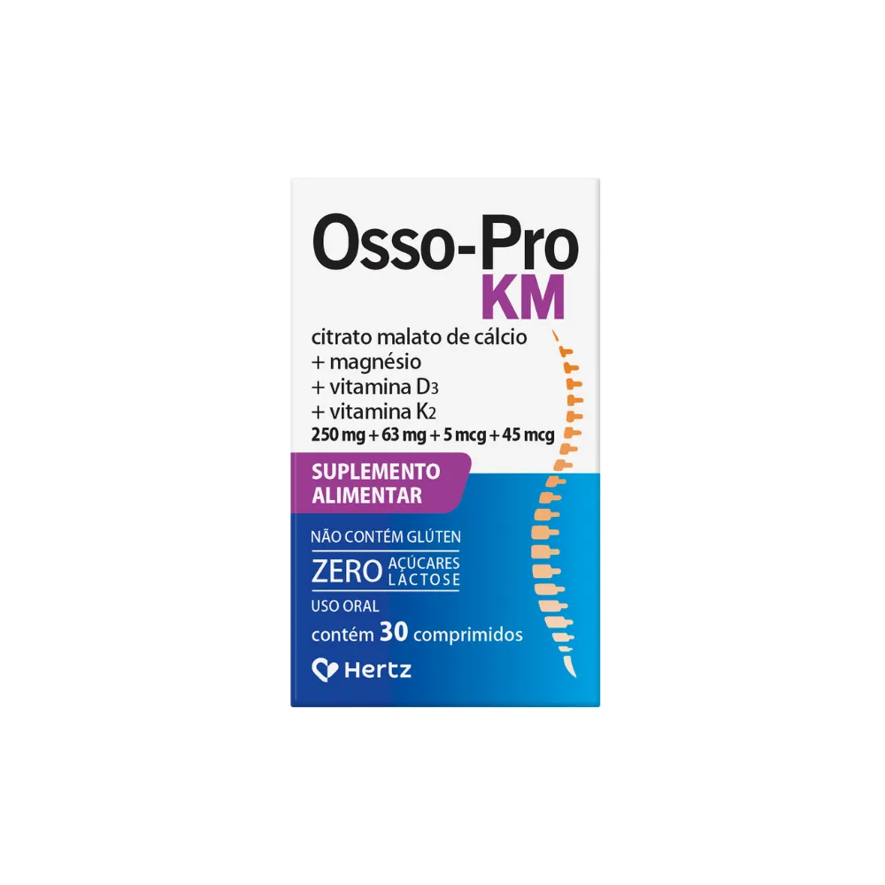 Suplemento Osso - Pro Km com 30 Comprimidos - Kley Hertz