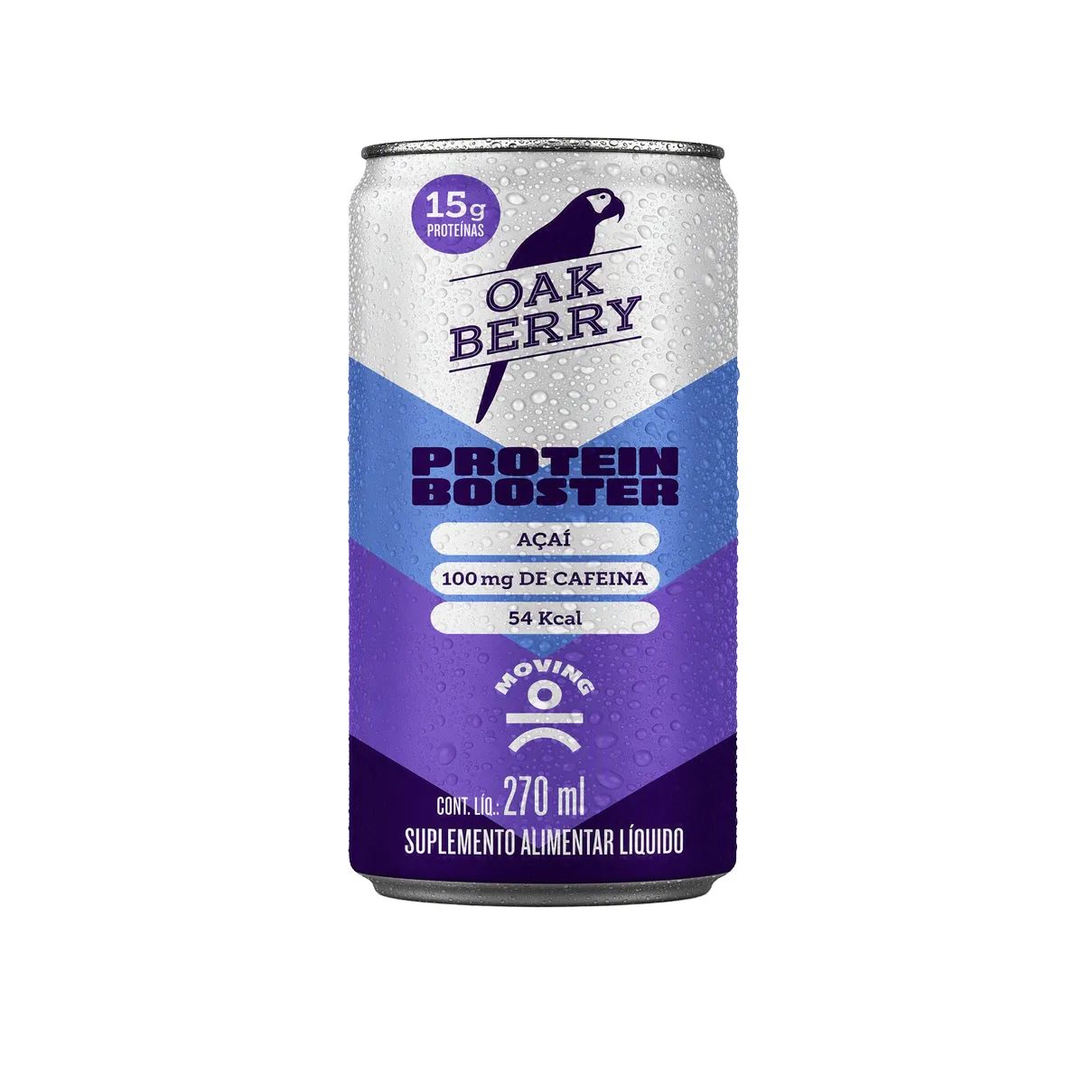 Bebida Proteica Moving Oak Berry Protein Booster Açai 270ml