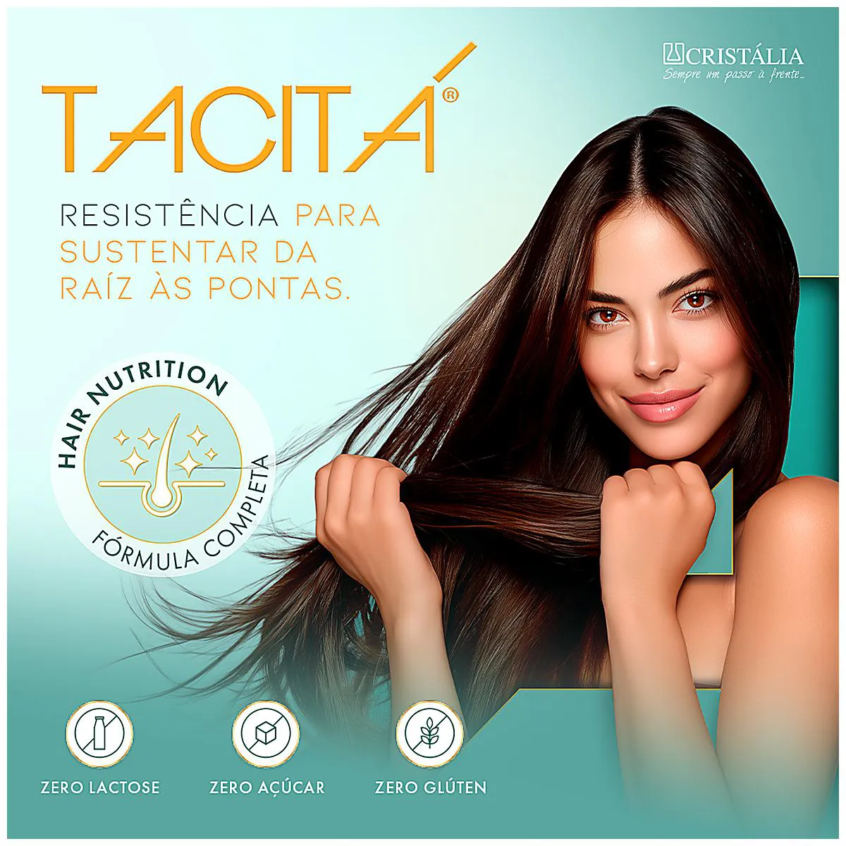 Suplemento Vitamínico Tacitá Unhas e Cabelos - 30 Comprimidos