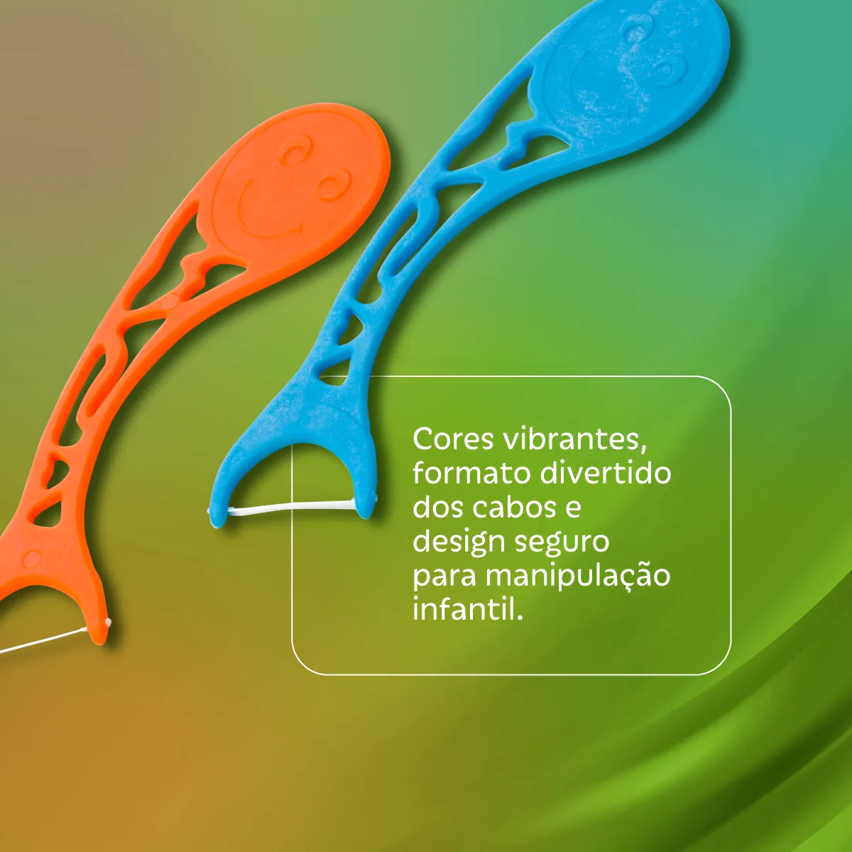 Fio Dental Infantil Needs Floss Pick Kids 40 Unidades