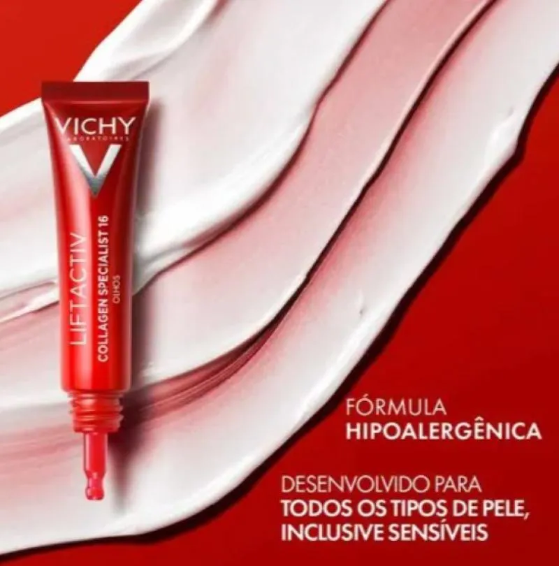 Liftactiv Collagen Specialist 16 Creme para Olhos Vichy 15ml