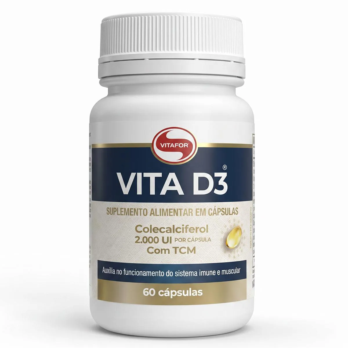 Vita D3 60 Capsulas - Vitafor