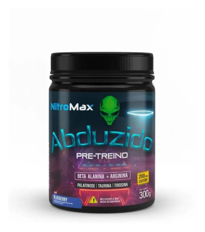Abduzido Pre Treino Limonada Suica 300g Nitro Max
