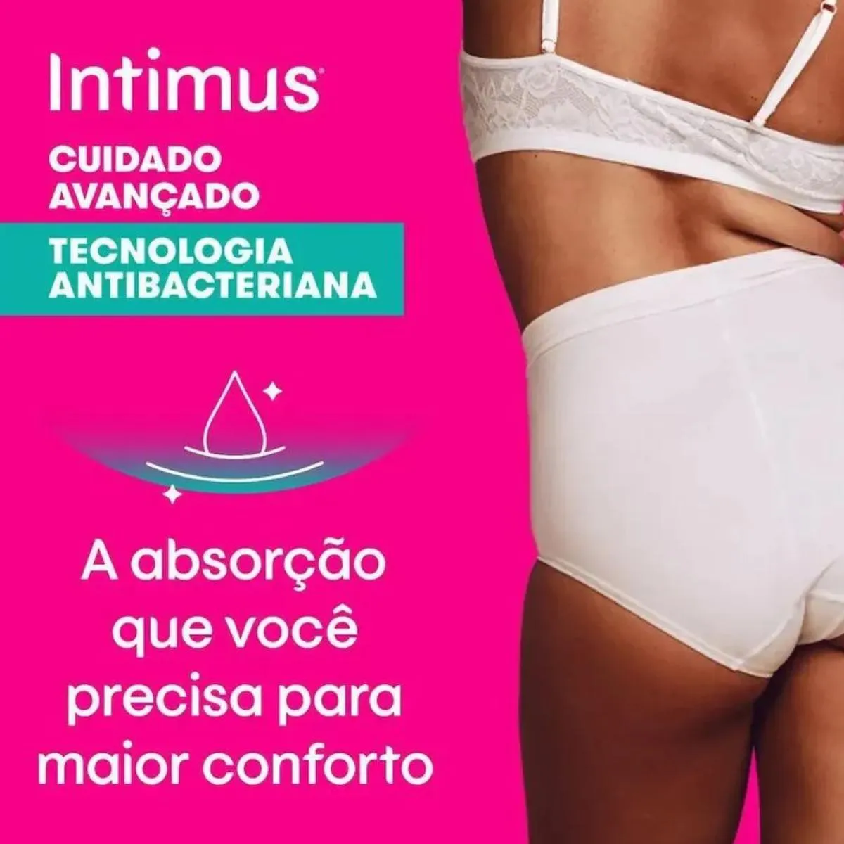 Absorvente Intimus Toda Protegida Com Abas 28 Unidades