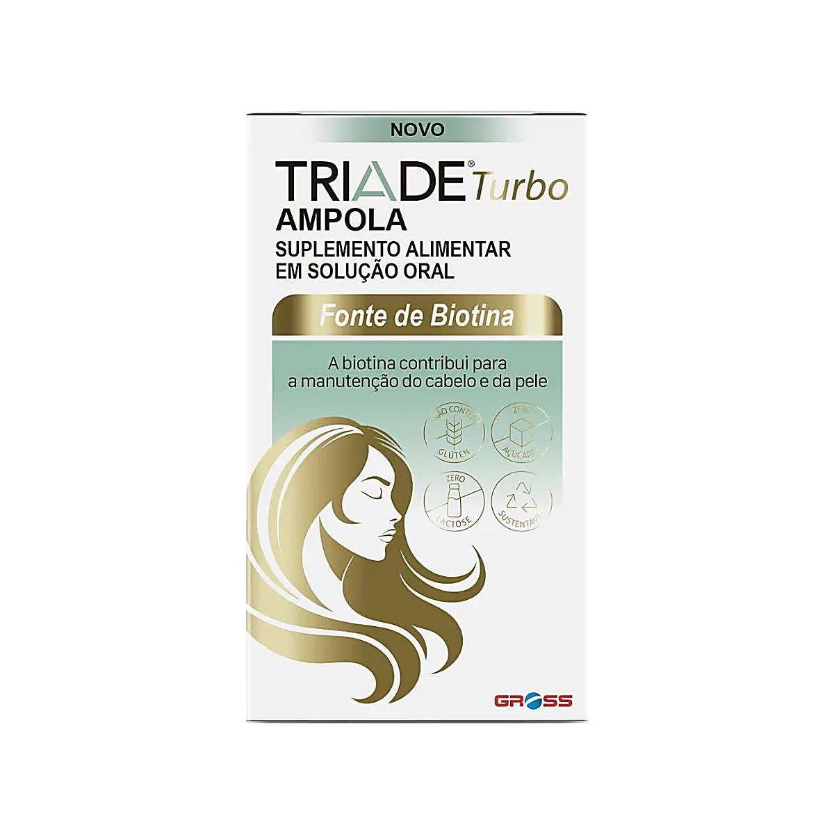 Suplemento Alimentar Tríade Turbo Sabor Laranja Ampola 3ml 2 unidades