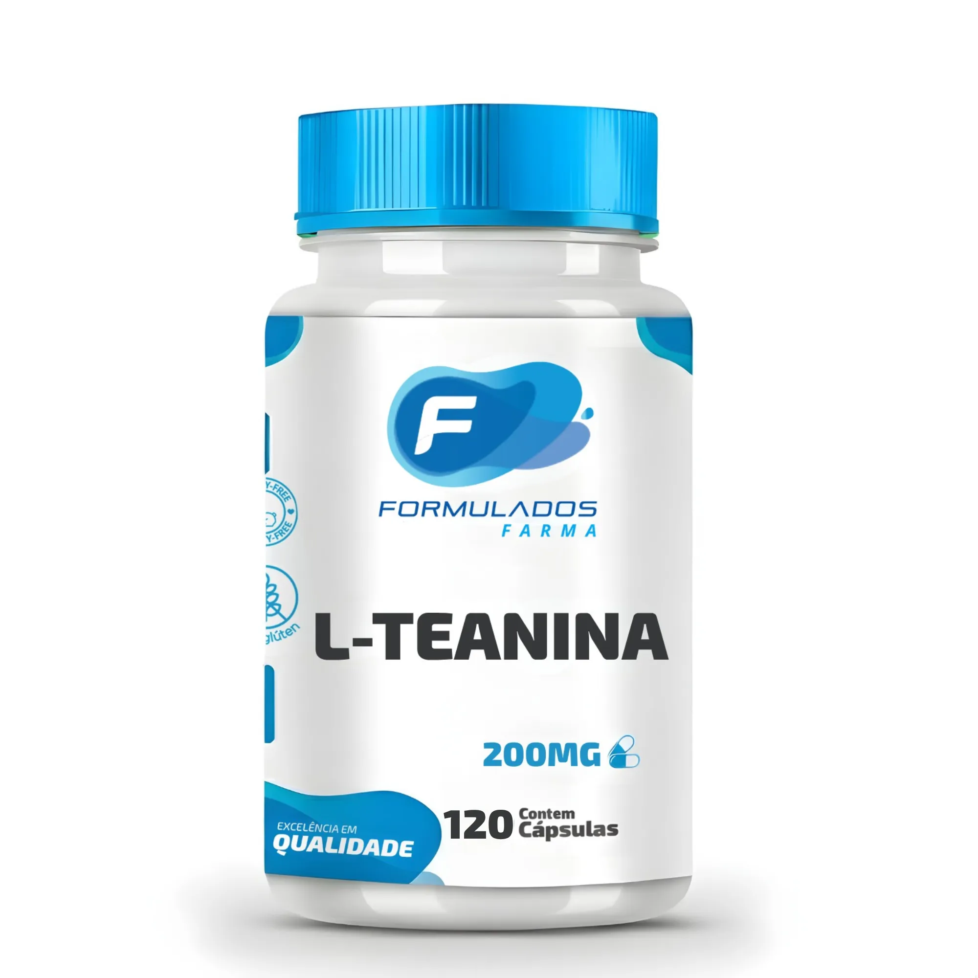 L-teanina 200mg 120 cápsulas