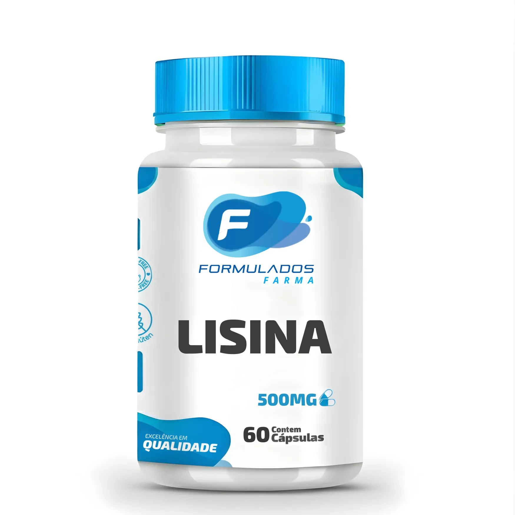 Lisina 500Mg 60 Cápsulas