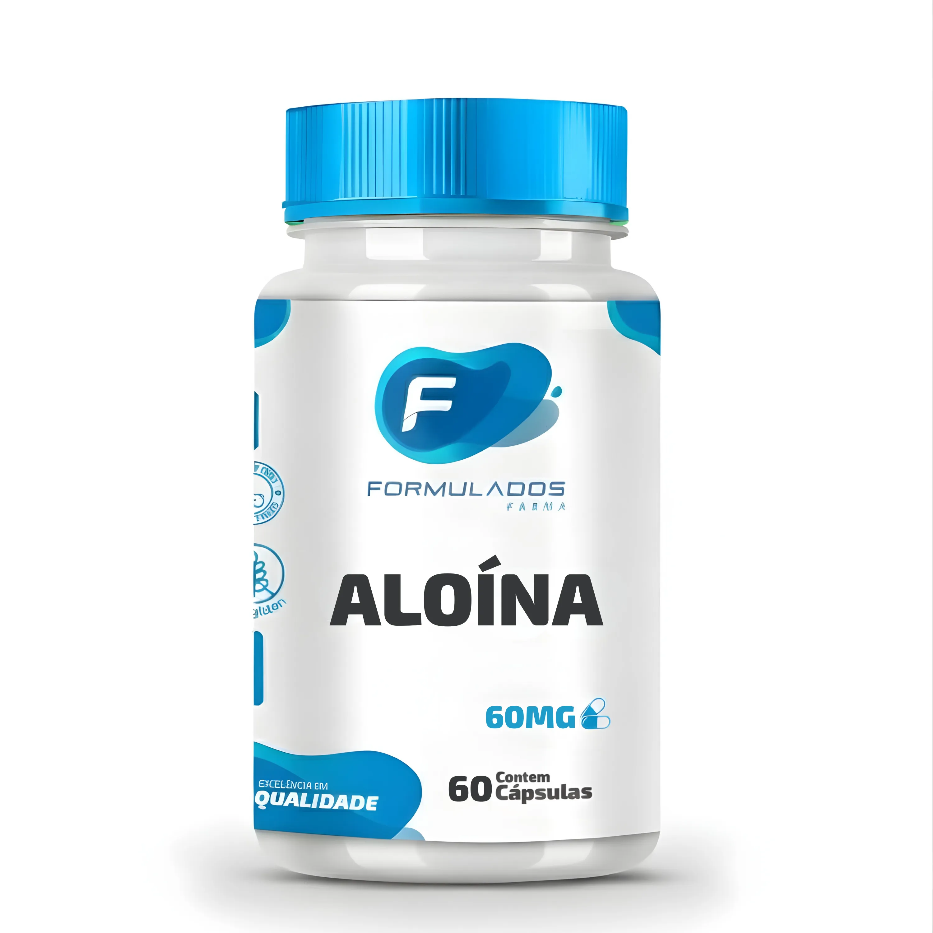 Aloína 60Mg 60 Cápsulas