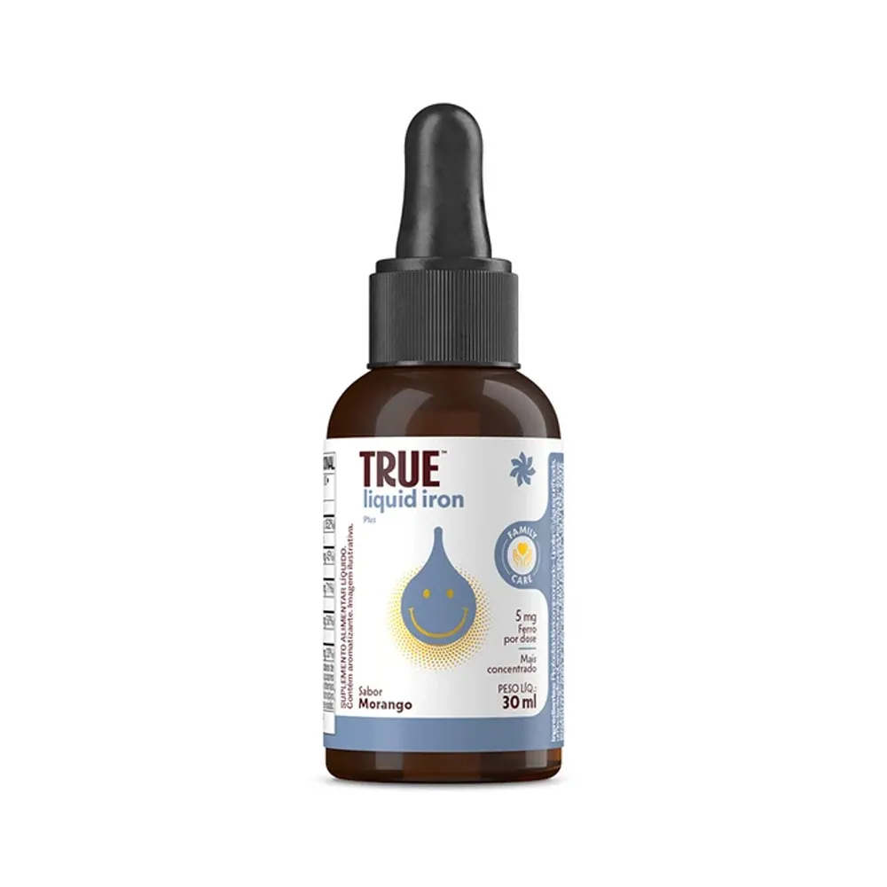 Family Care Liquid Iron Plus For Baby & Kids 30ml Sabor Morango - True Source