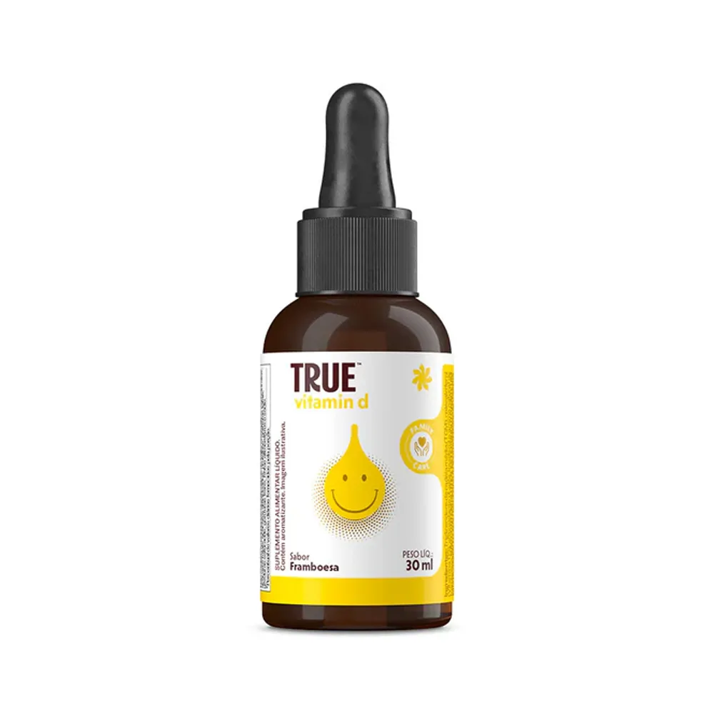 Family Care Vitamin D For Baby & Kids 30ml Sabor Framboesa - True Source