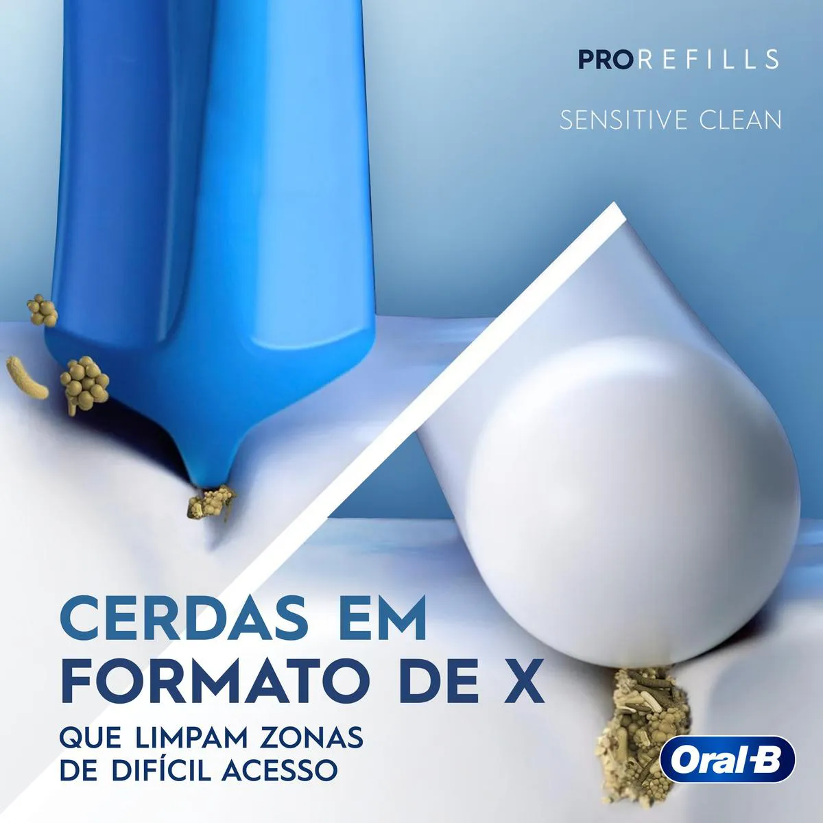 Refil Escova de Dente Elétrica Oral-B PRO Series Precision Clean 4 unidades