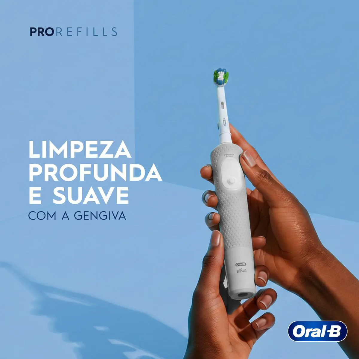 Refil Escova de Dente Elétrica Oral-B PRO Series Precision Clean 4 unidades