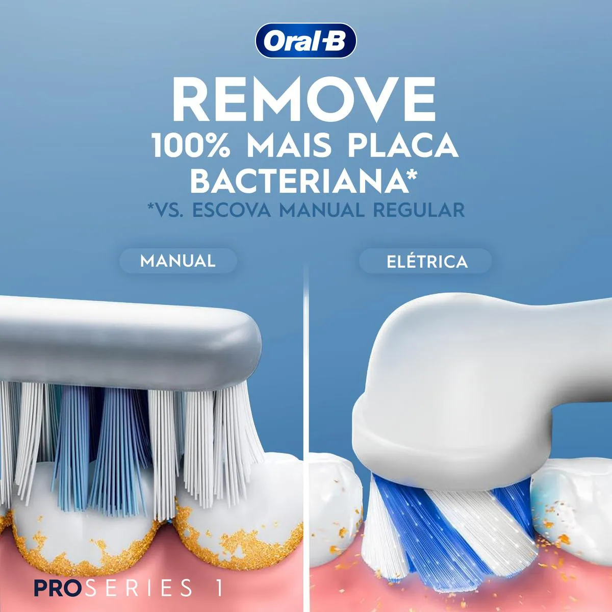 Escova de Dente Elétrica Oral-B PRO Series 1 220V 1 unidade