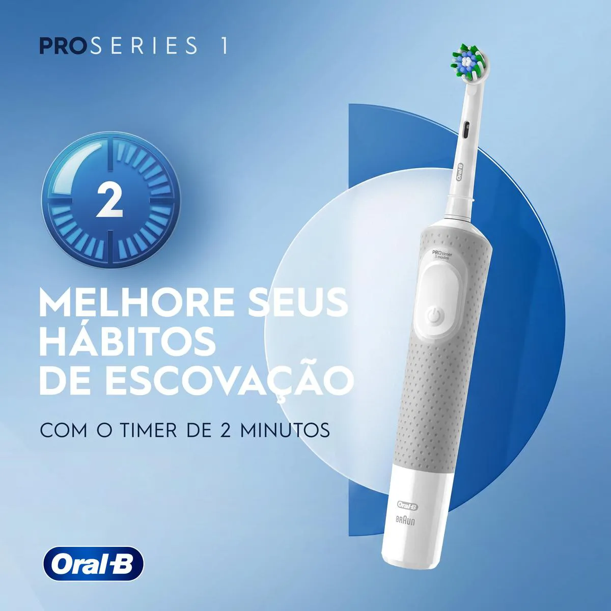 Escova de Dente Elétrica Oral-B PRO Series 1 220V 1 unidade