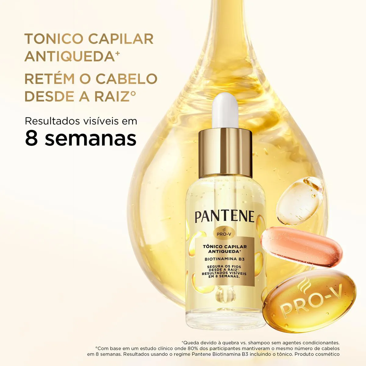 Tônico Capilar Antiqueda Pantene Pro-V Biotinamina B3 52ml
