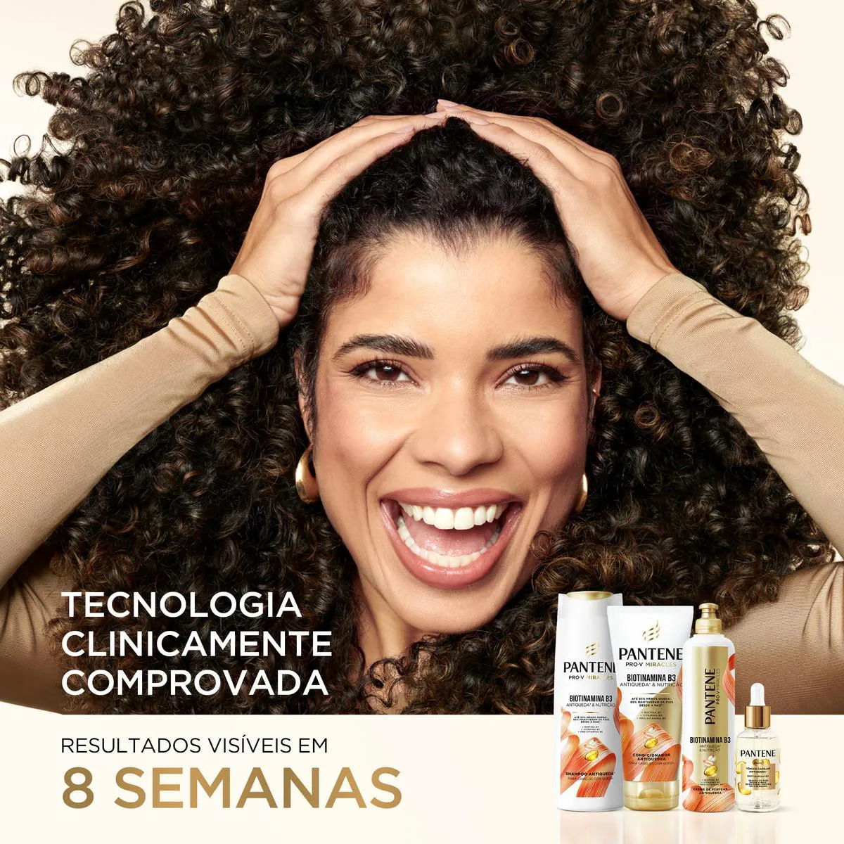 Tônico Capilar Antiqueda Pantene Pro-V Biotinamina B3 52ml
